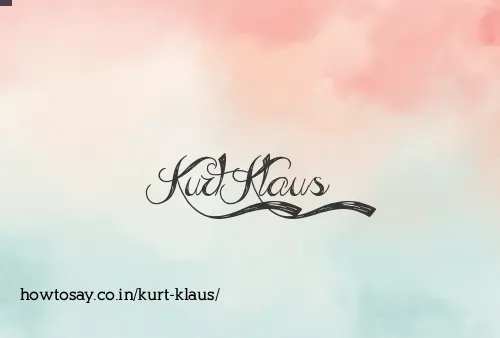 Kurt Klaus