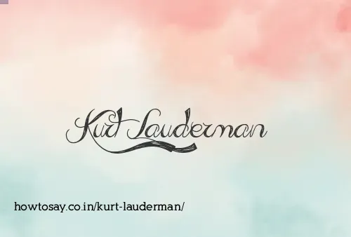 Kurt Lauderman
