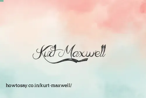 Kurt Maxwell