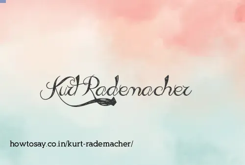 Kurt Rademacher