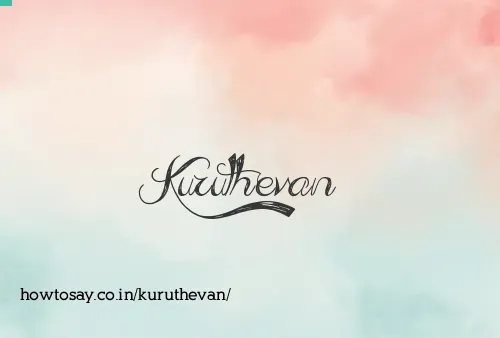 Kuruthevan