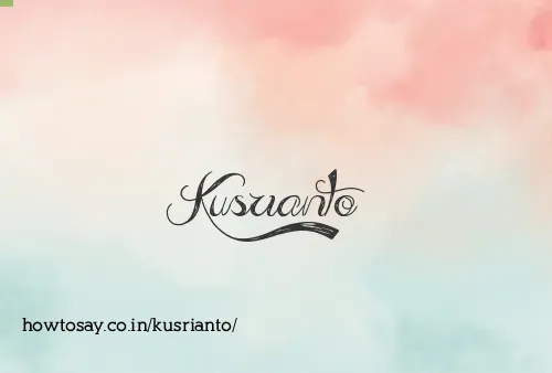 Kusrianto