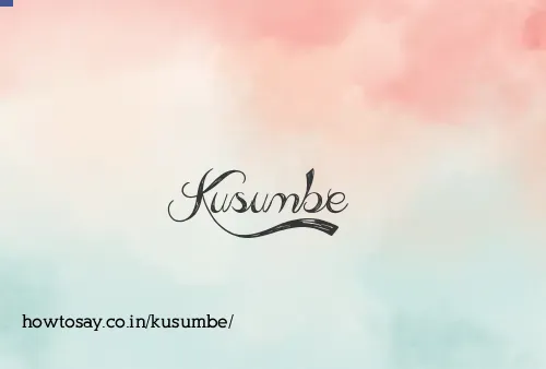 Kusumbe