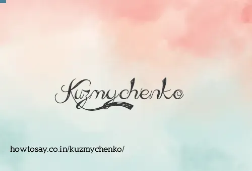 Kuzmychenko