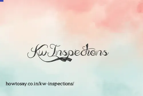 Kw Inspections