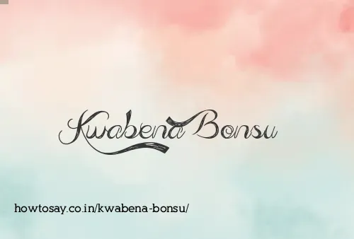 Kwabena Bonsu