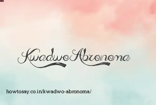 Kwadwo Abronoma