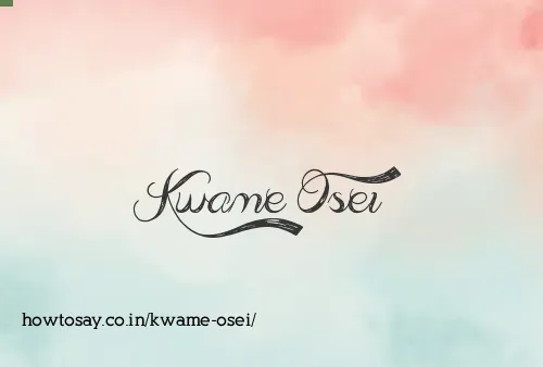 Kwame Osei