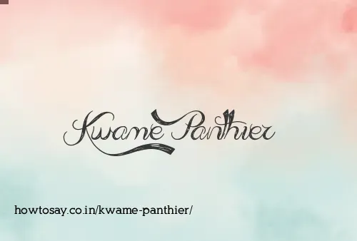 Kwame Panthier