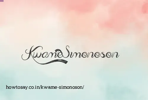 Kwame Simonoson