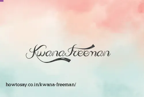 Kwana Freeman