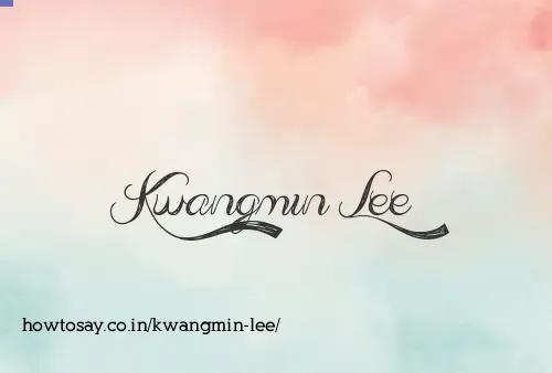 Kwangmin Lee