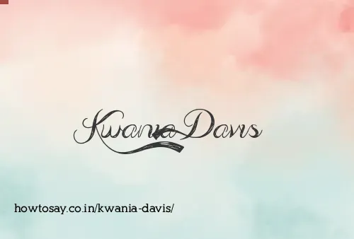 Kwania Davis