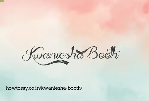 Kwaniesha Booth
