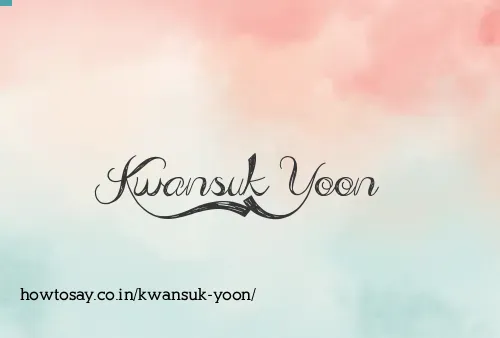 Kwansuk Yoon