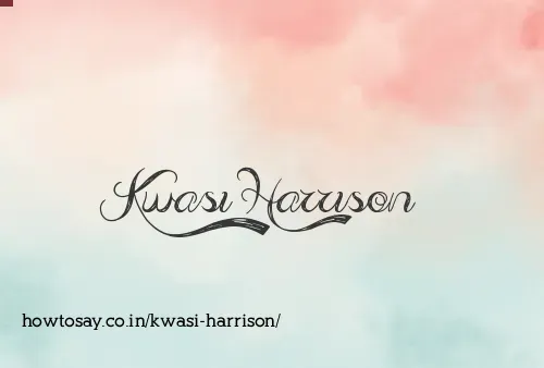 Kwasi Harrison
