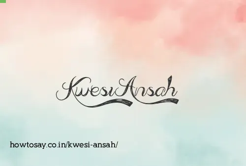 Kwesi Ansah