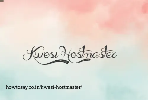 Kwesi Hostmaster
