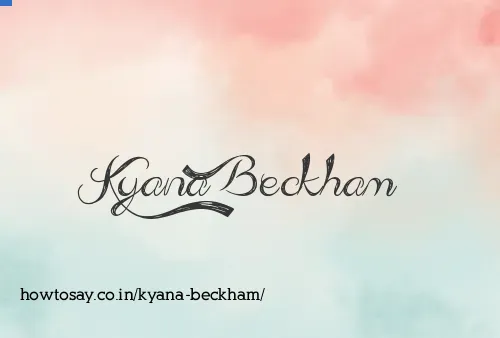Kyana Beckham