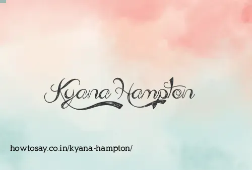 Kyana Hampton