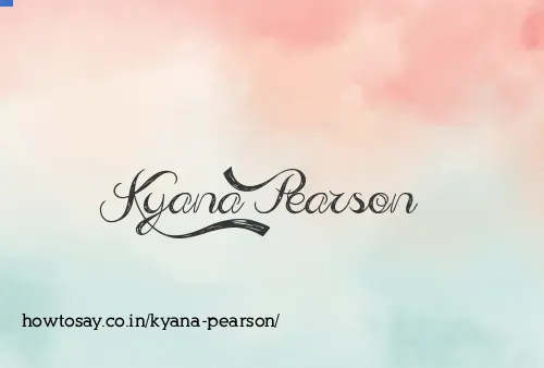 Kyana Pearson