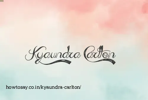 Kyaundra Carlton