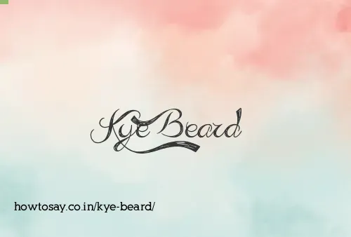 Kye Beard