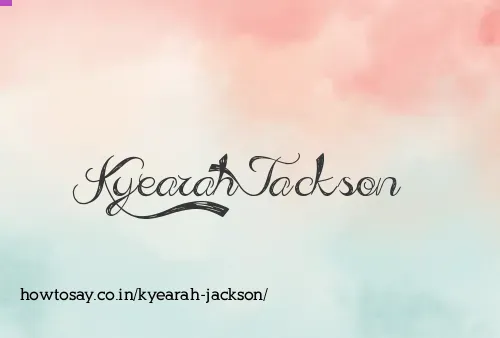 Kyearah Jackson