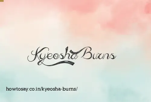 Kyeosha Burns