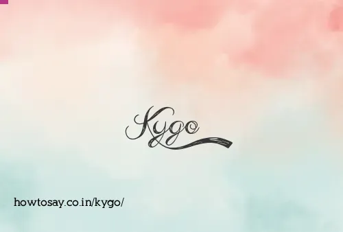 Kygo