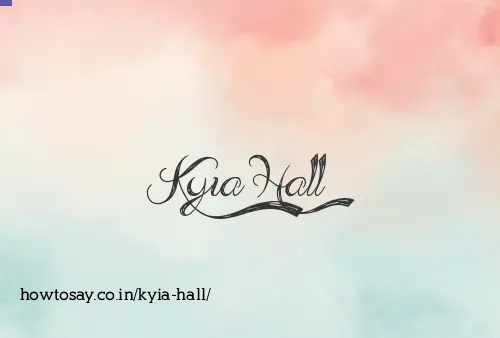 Kyia Hall