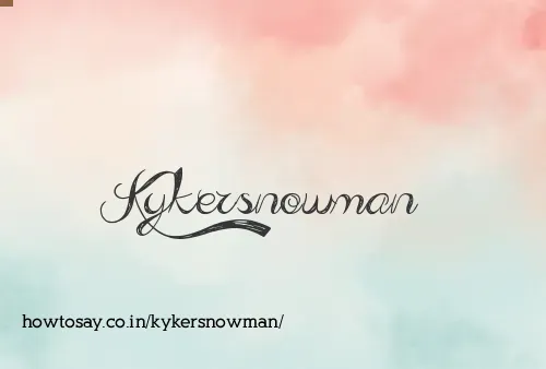 Kykersnowman