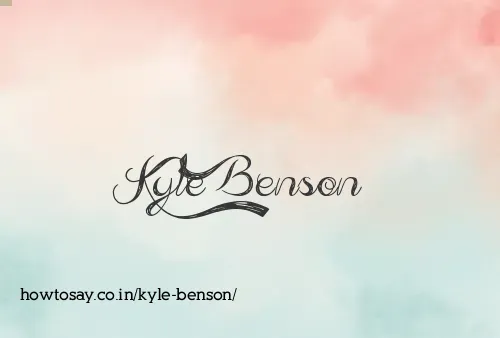 Kyle Benson