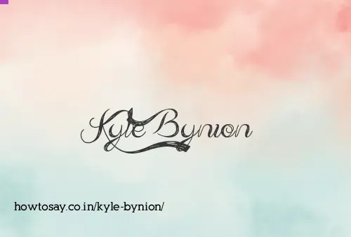 Kyle Bynion