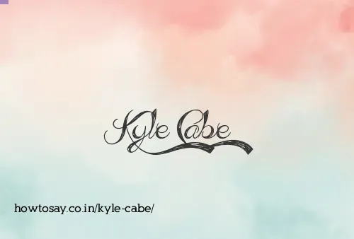 Kyle Cabe