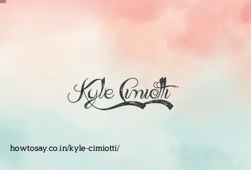 Kyle Cimiotti