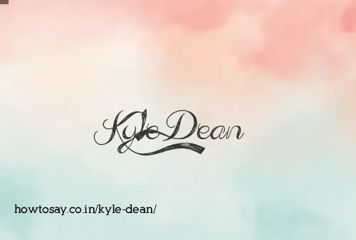 Kyle Dean