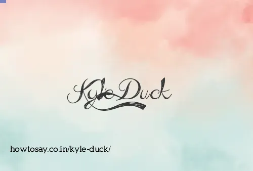 Kyle Duck