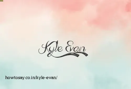 Kyle Evan