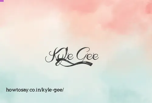 Kyle Gee
