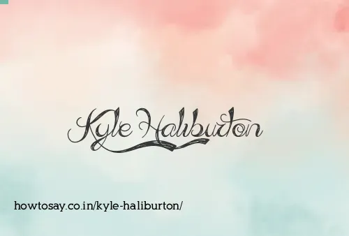 Kyle Haliburton