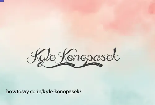 Kyle Konopasek