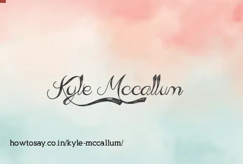 Kyle Mccallum