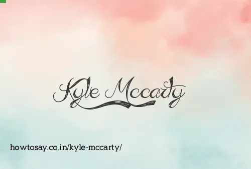 Kyle Mccarty