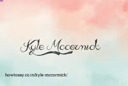 Kyle Mccormick
