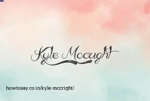 Kyle Mccright