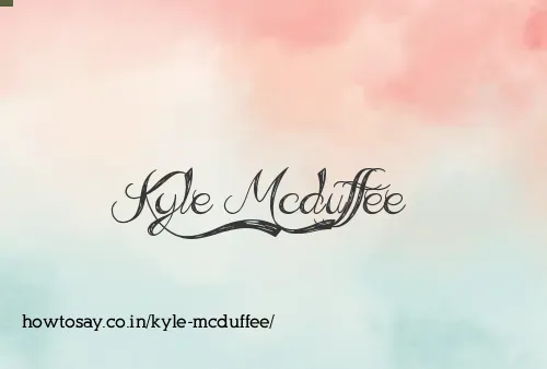 Kyle Mcduffee