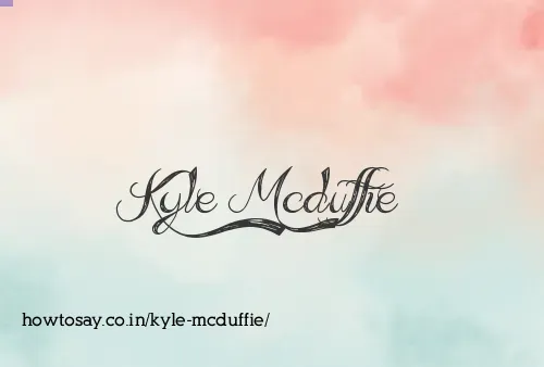 Kyle Mcduffie