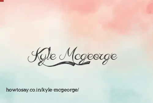 Kyle Mcgeorge