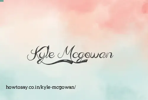 Kyle Mcgowan